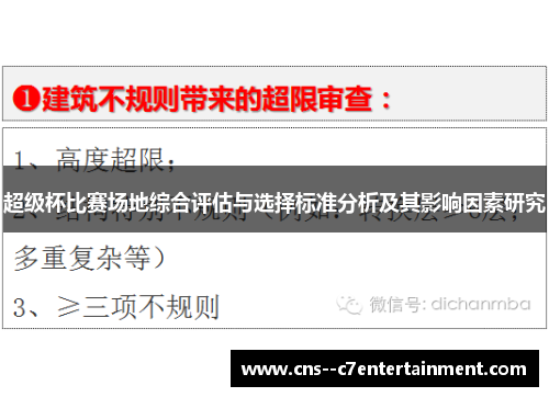 超级杯比赛场地综合评估与选择标准分析及其影响因素研究